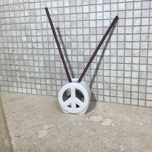 PARTYLITE SMARTSCENTS PEACE SIGN HOLDER #P91925 NEW In BOX